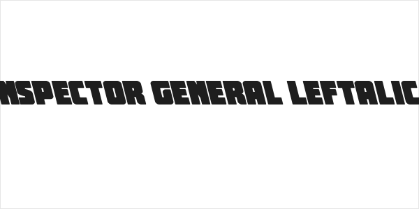 Inspector General Leftalic Logo