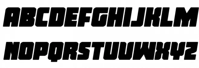 Inspector General Semi-Italic خط أحرف كبيرة
