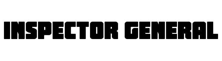 Inspector General  Frei Schriftart Herunterladen