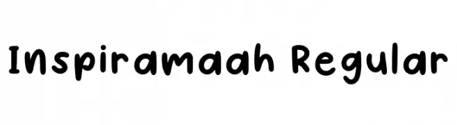 Inspiramaah Regular 字体