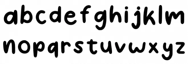 Inspiramaah Regular 字体 小写