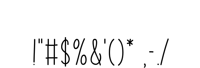 Inspire Me Font OTHER CHARS