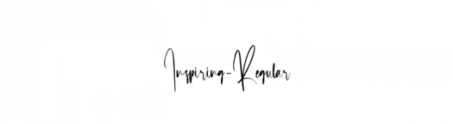Inspiring-Regular  Frei Schriftart Herunterladen