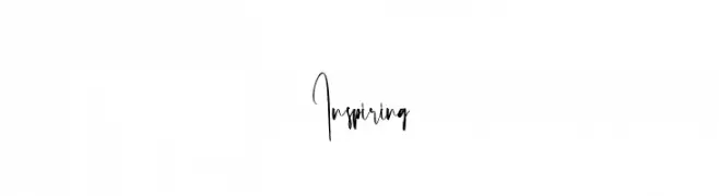 Inspiring  Frei Schriftart Herunterladen