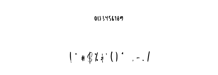 Inspiring Font OTHER CHARS