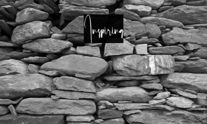 Inspiring फ़ॉन्ट examples