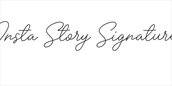 Insta Story Signature Logo