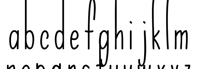 Insta Story Font LOWERCASE
