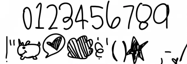 InstagraamBaby Font OTHER CHARS