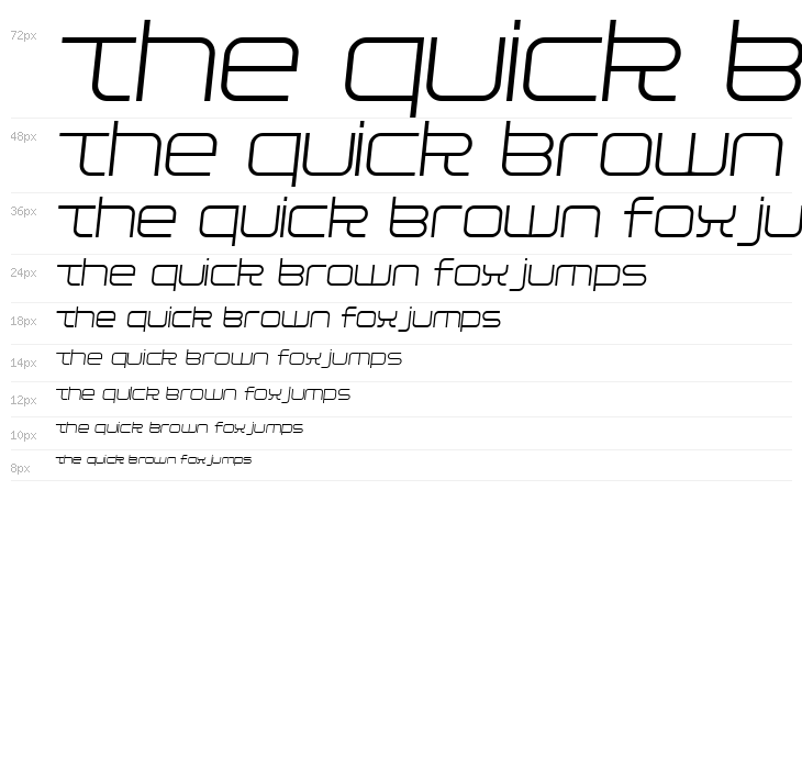 Installer Regular Italic Waterfall