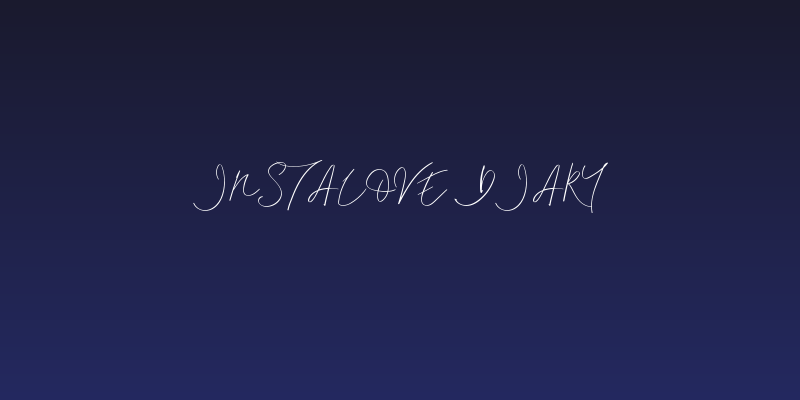 Instalove Diary Social Header