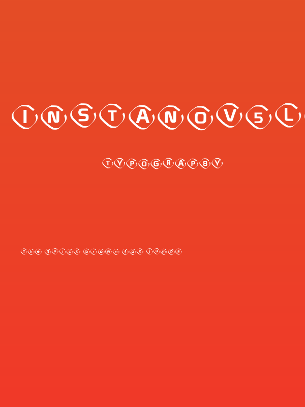 Instanovelist Regular Poster