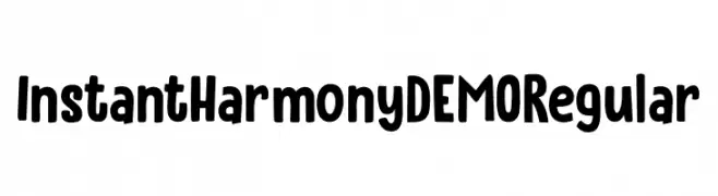 Instant Harmony DEMO Regular  font caratteri gratis