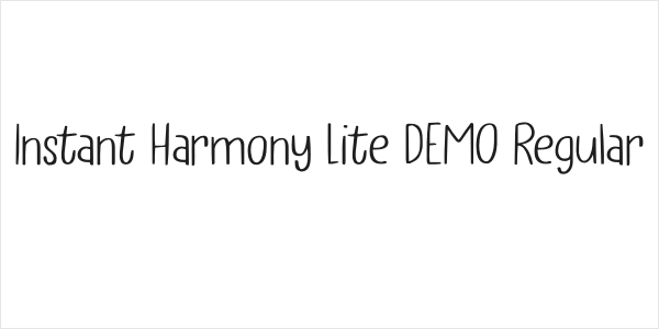 Instant Harmony Lite DEMO Regular Logo