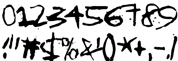 Instant Karma Font OTHER CHARS