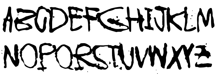 Instant Karma Font LOWERCASE