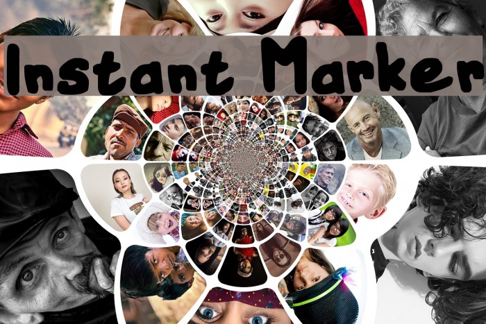 Instant Marker Font examples