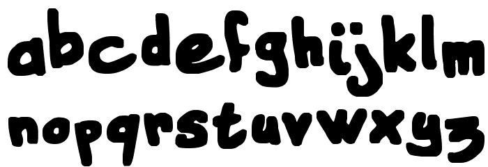 Instant Marker Font LOWERCASE