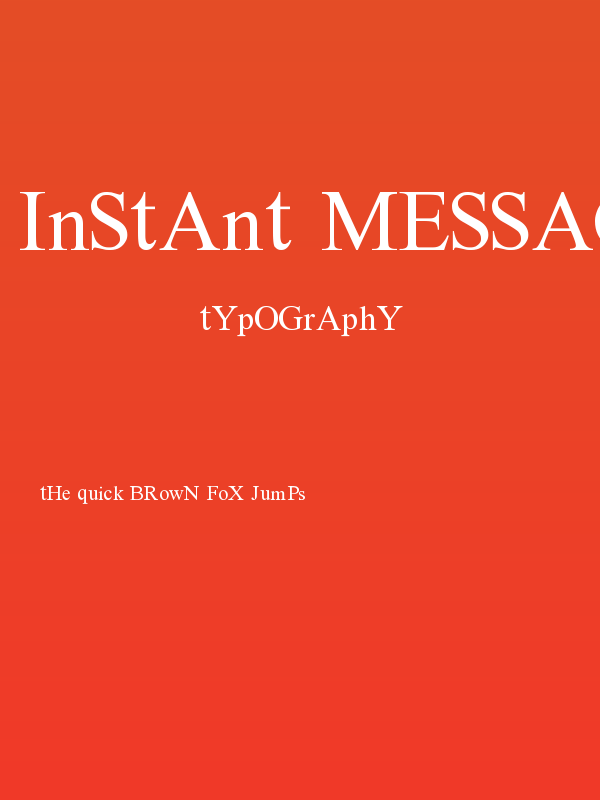 Instant Message Freak Poster