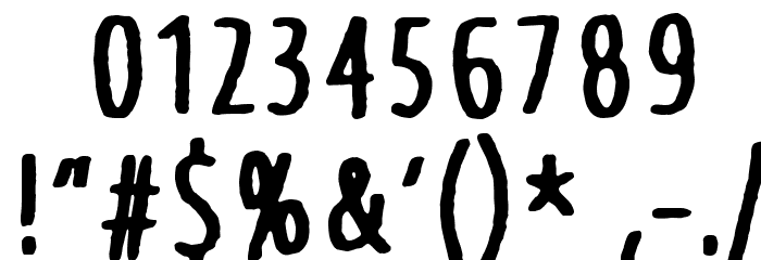 Instant Nirvana Font OTHER CHARS