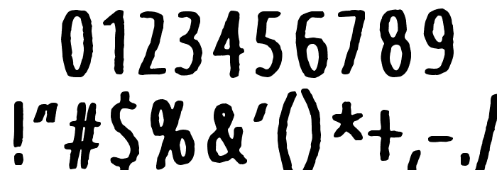 Instant Nirvana Font OTHER CHARS