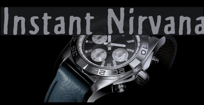 Instant Nirvana Font examples