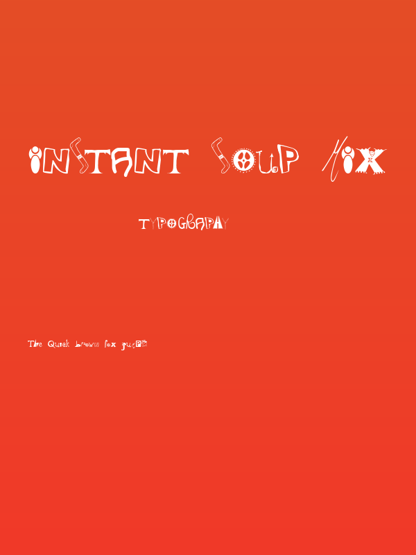 Instant Soup Mix Poster