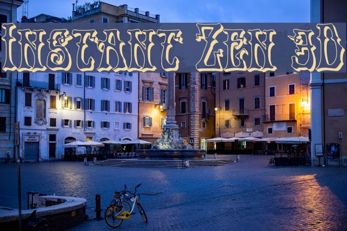 Instant Zen 3D Example 1