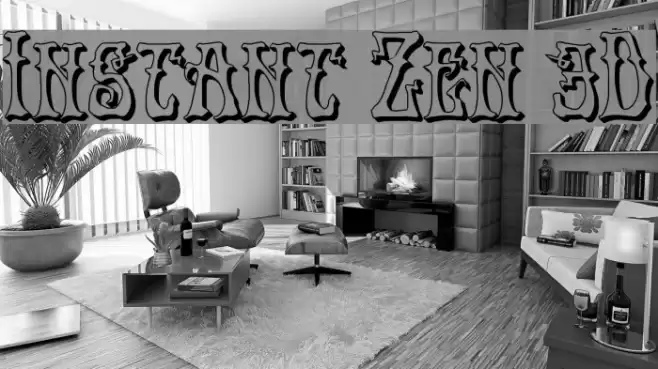 Instant Zen 3D Font examples