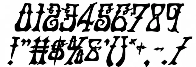 Instant Zen Bold Italic Font OTHER CHARS