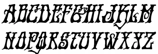 Instant Zen Bold Italic फ़ॉन्ट लोअरकेस