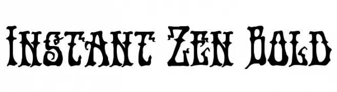 Instant Zen Bold  Fuentes Gratis Descargar