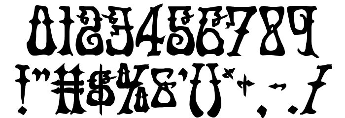 Instant Zen Bold Font OTHER CHARS
