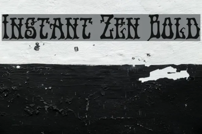 Instant Zen Bold Example 1