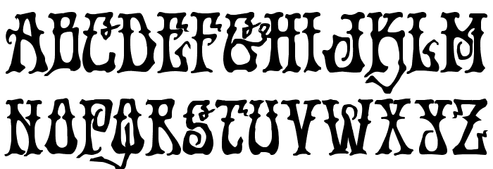 Instant Zen Bold Font LOWERCASE