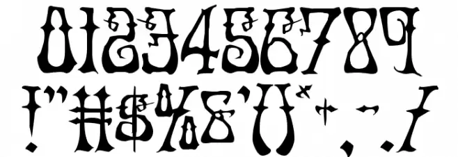 Instant Zen Drop Font OTHER CHARS