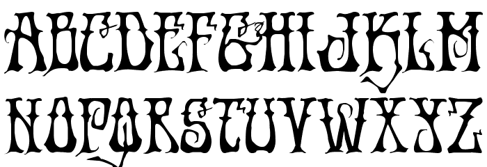 Instant Zen Drop Font LOWERCASE