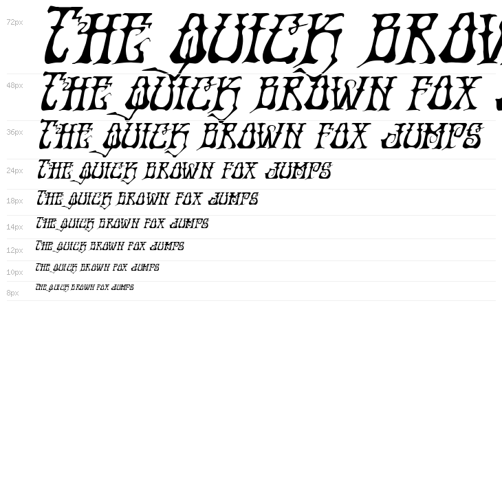 Instant Zen Expanded Italic Waterfall