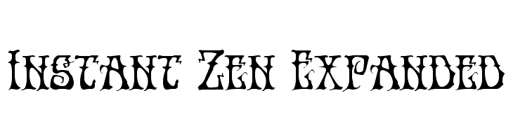 Instant Zen Expanded  नि: शुल्क फ़ॉन्ट्स डाउनलोड