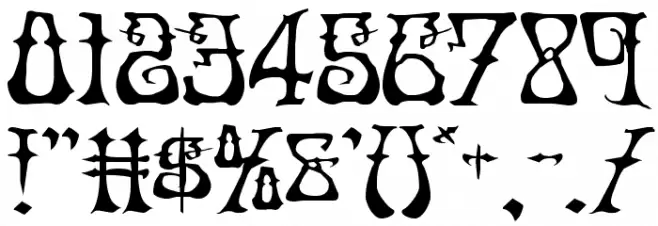 Instant Zen Expanded Font OTHER CHARS