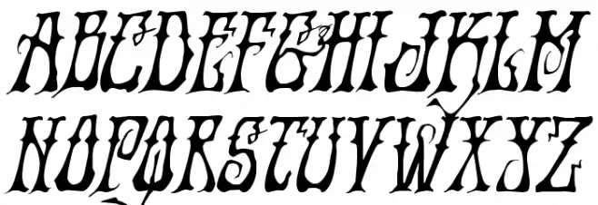 Instant Zen Italic Polices MAJUSCULES