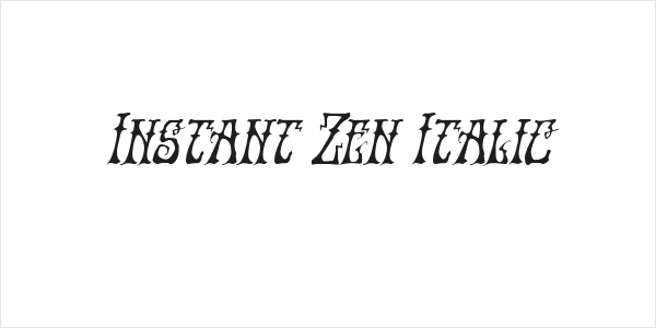 Instant Zen Italic Logo