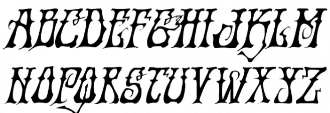 Instant Zen Italic फ़ॉन्ट लोअरकेस