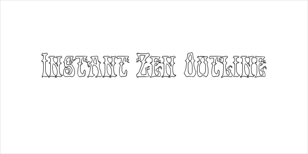 Instant Zen Outline Logo