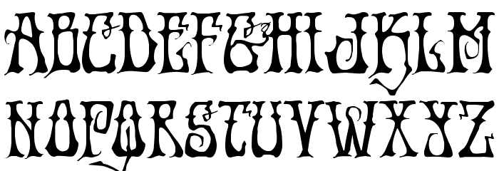 Instant Zen Regular Font LOWERCASE