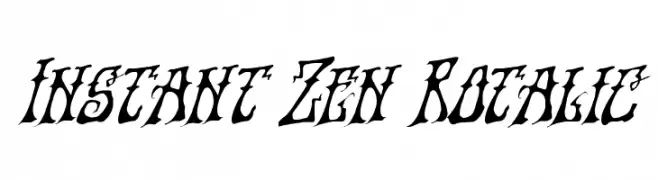 Instant Zen Rotalic  免费字体下载