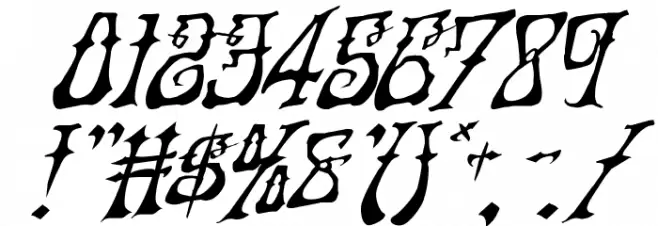 Instant Zen Rotalic Font OTHER CHARS