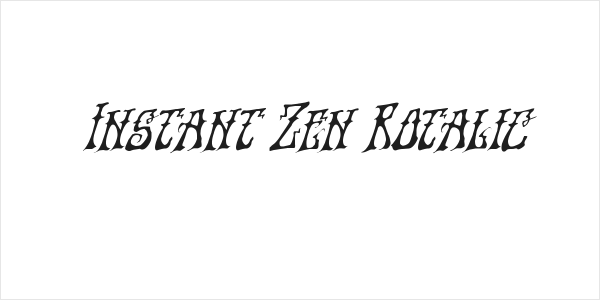 Instant Zen Rotalic Logo