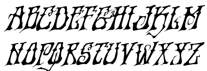Instant Zen Rotalic Font LOWERCASE