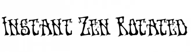 Instant Zen Rotated  Frei Schriftart Herunterladen